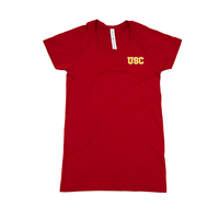 USC Trojans Women's lululemon Cardinal Swiftly Tech 2.0 Top